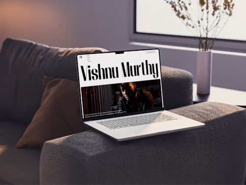 Vishnu – Premium Framer Portfolio Template for Photographers