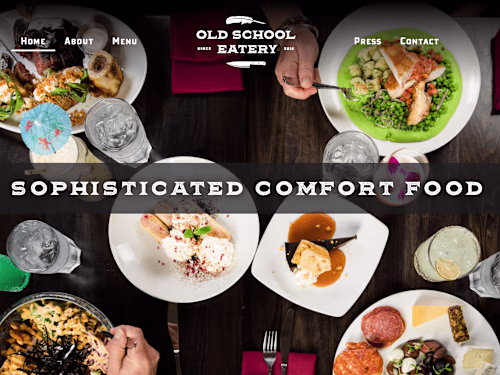 Old School Eatery - Website Copy, Original Tagline.