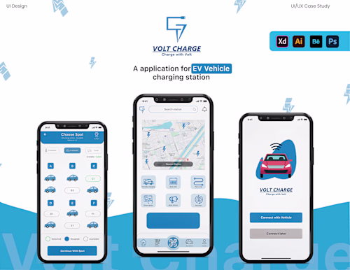 UI Design For Ev charging station App