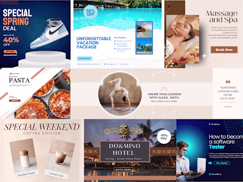 Social Media Banner Ad Design