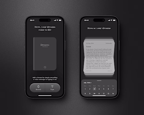 yume, a dream journalling app
