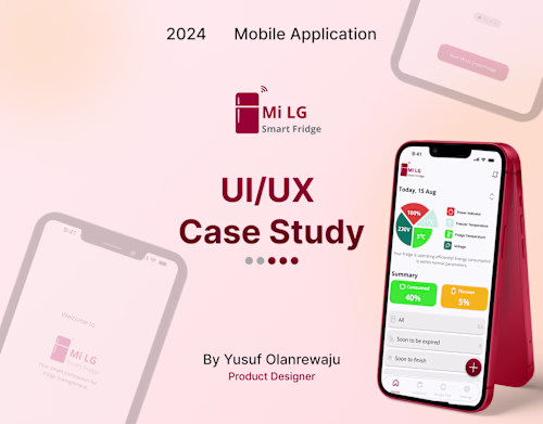 Mi LG Smart Fridge Mobile App