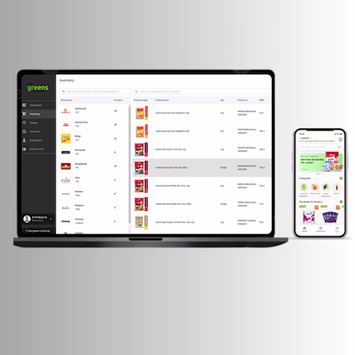 Treegreens - Ecommerce Grocery Shopping