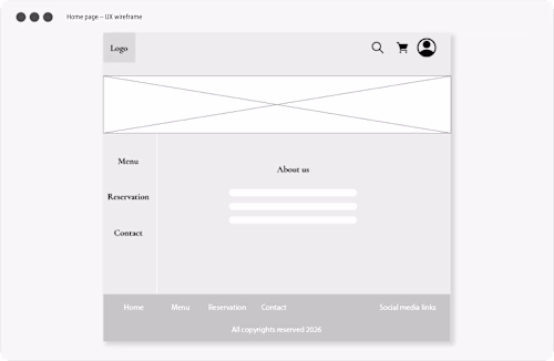 Travail UX en cours —