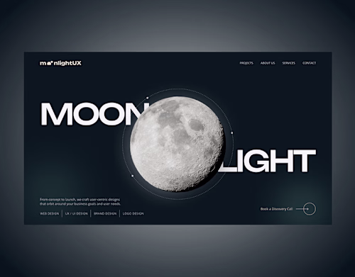 Landing Page for a Design Agency