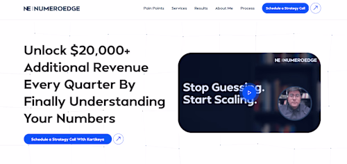 Brand and Website Development for NumeroEdge