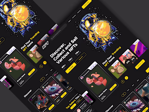 NFT Website Landing Page