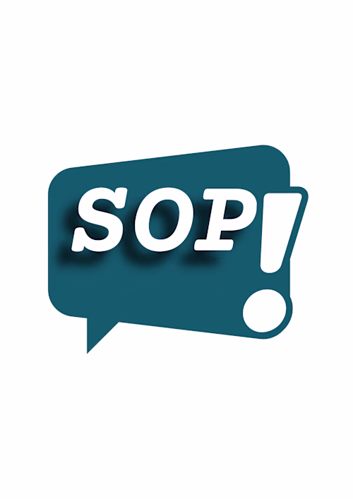  Clear and Compliant Standard Operating Procedures (SOPs)