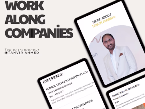Tanvir Ahmad - Framer Website Development