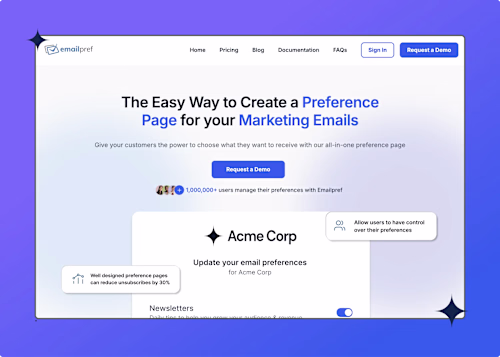 EmailPref | Software as a Service (SaaS)