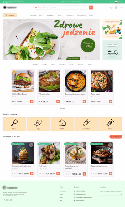 A Seamless Food Ordering App