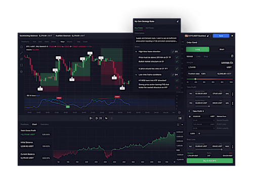 Crypto trading app design 