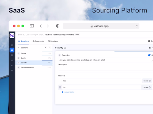 AI Sourcing Platform for SMB | UI/UX | B2B