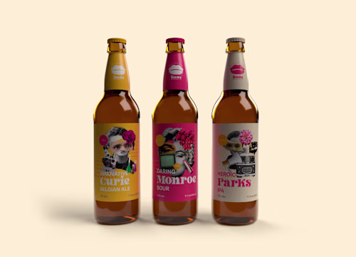 Retro Beverage Branding