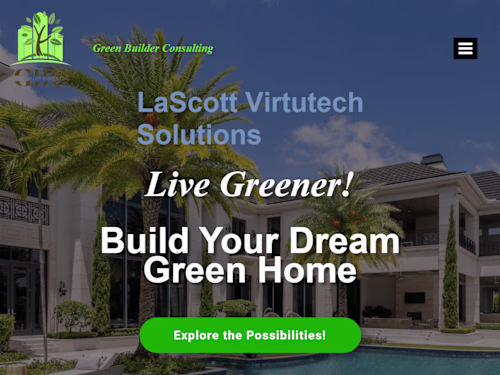 Website Redesign for Small Green Home Business