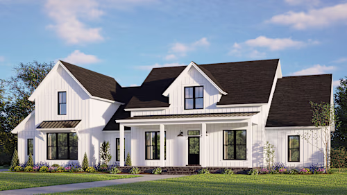 A fun farmhouse style home for a client. I focused on soft m...