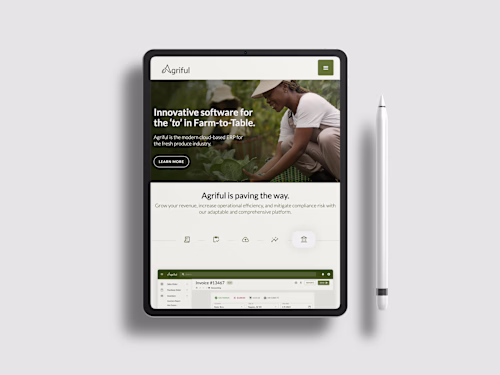 Website Design + Dev for B2B SaaS AgTech Startup