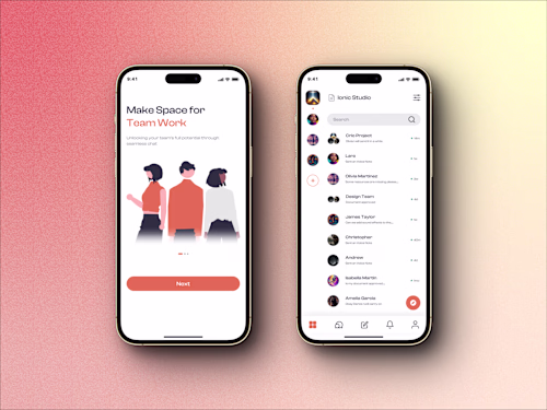 Chatting App - Work Place Collaboration Concept App

