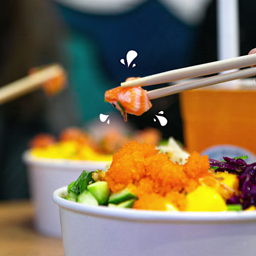 Brand identity for a Pokebowl shop