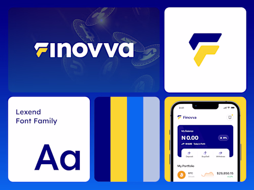 I designed the brand identity for Finovva - a decentralized ...