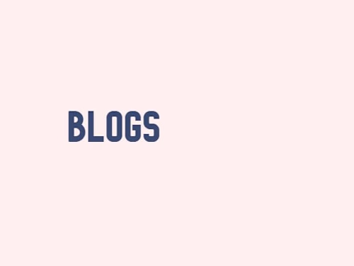 Blog Writing 