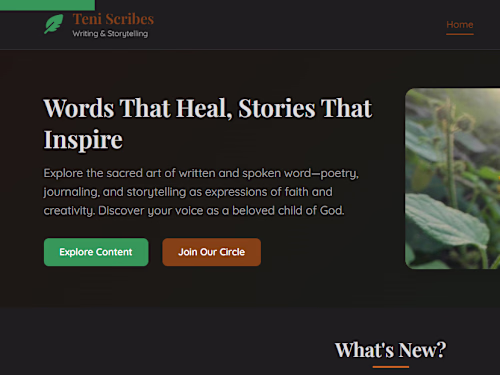 A website + blog for
