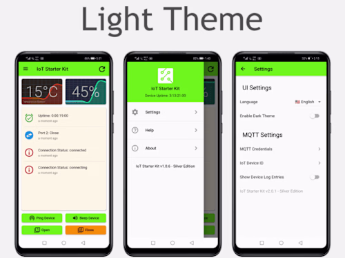 Flutter ESP32 IoT Starter Kit