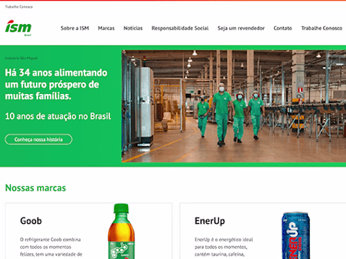 ISM Brazil's Website