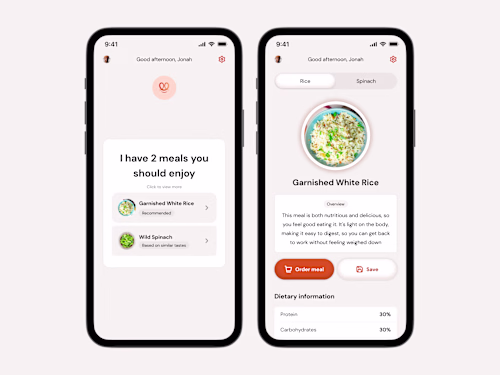 Meel : Find recommendations on what best to eat.