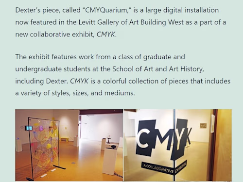 University of Iowa Art School Article