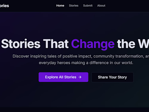 Impact Stories - Share Stories That Matter