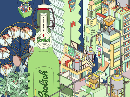 Advertisement for Grolsch Beer