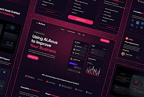 Ai.Axus – Website Design & Framer Development
