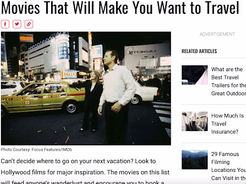 Travel Writing: Guides and Fun Listicles