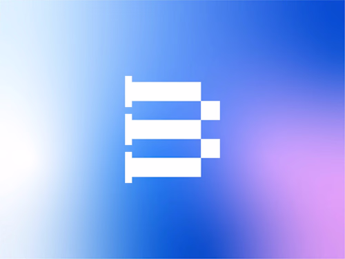 Letter B Logo Exploration For AI startup