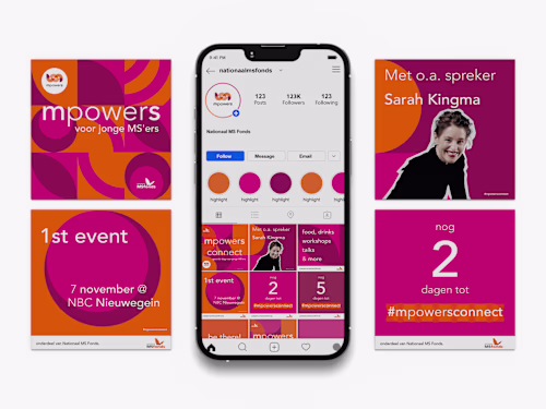 Non-Profit Organization's Campaign for young people with MS