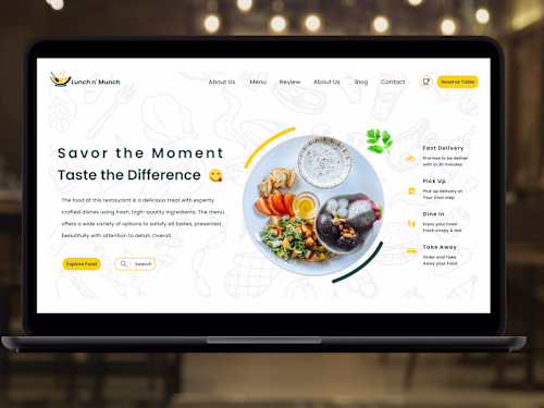 Restaurant Website design