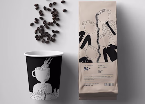 Packaging Illustration: Third Culture Coffee