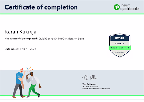 QuickBooks Certification