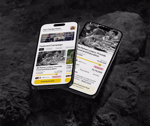 Crowdfunding App Design