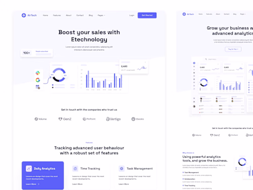 AirTech - SaaS Website Template