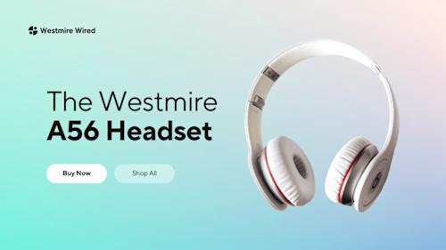  "Unique and customized design for gadget website."