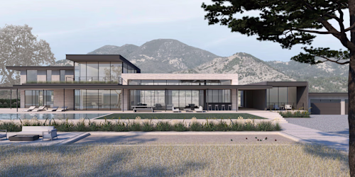 3D Renderings of Wine Country Home