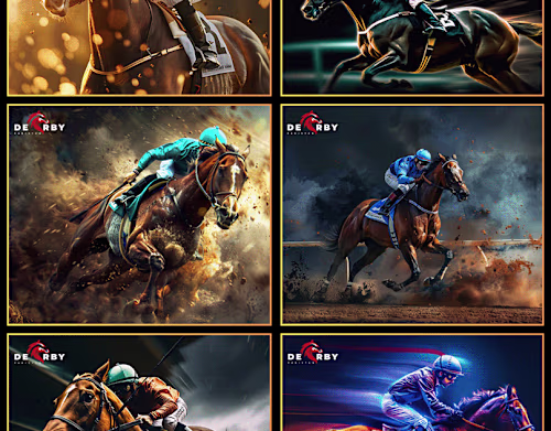 Derby Horse Racing (Social Media Campaign Design)