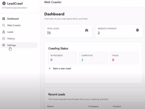 Replit built crawler