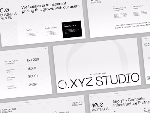 Minimalist Figma Pitch Deck | Investor-Ready | Modern Design