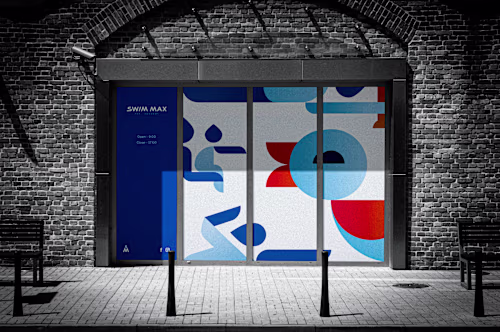 SWIMMAX Academy Brand Identity Design