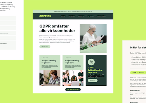 WordPress Website Development for GDPR.DK