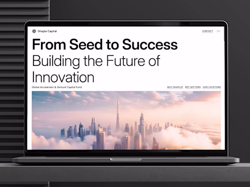 Shapla Capital Website Design and Development