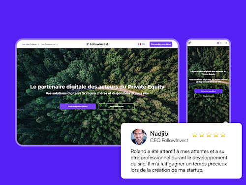 FollowInvest Webflow website